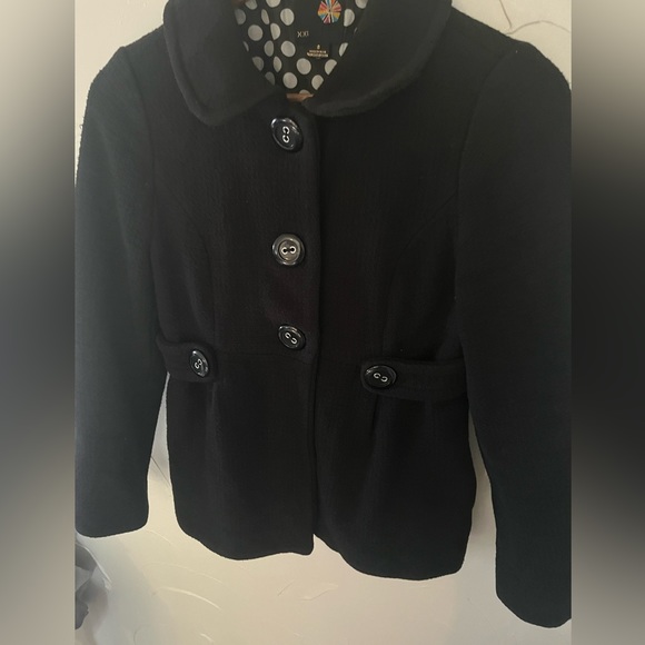 XX1 Forever 21 Black Pea Coat Size Small - Picture 3 of 16